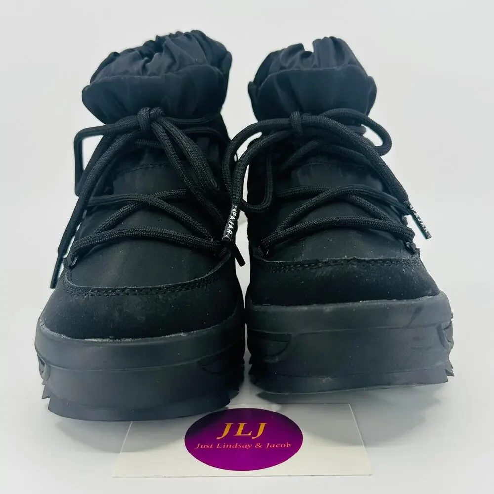 Pajar Women's Taya Low Black Lace Up Waterproof Winter Boots Size 6 US/ 37 EU